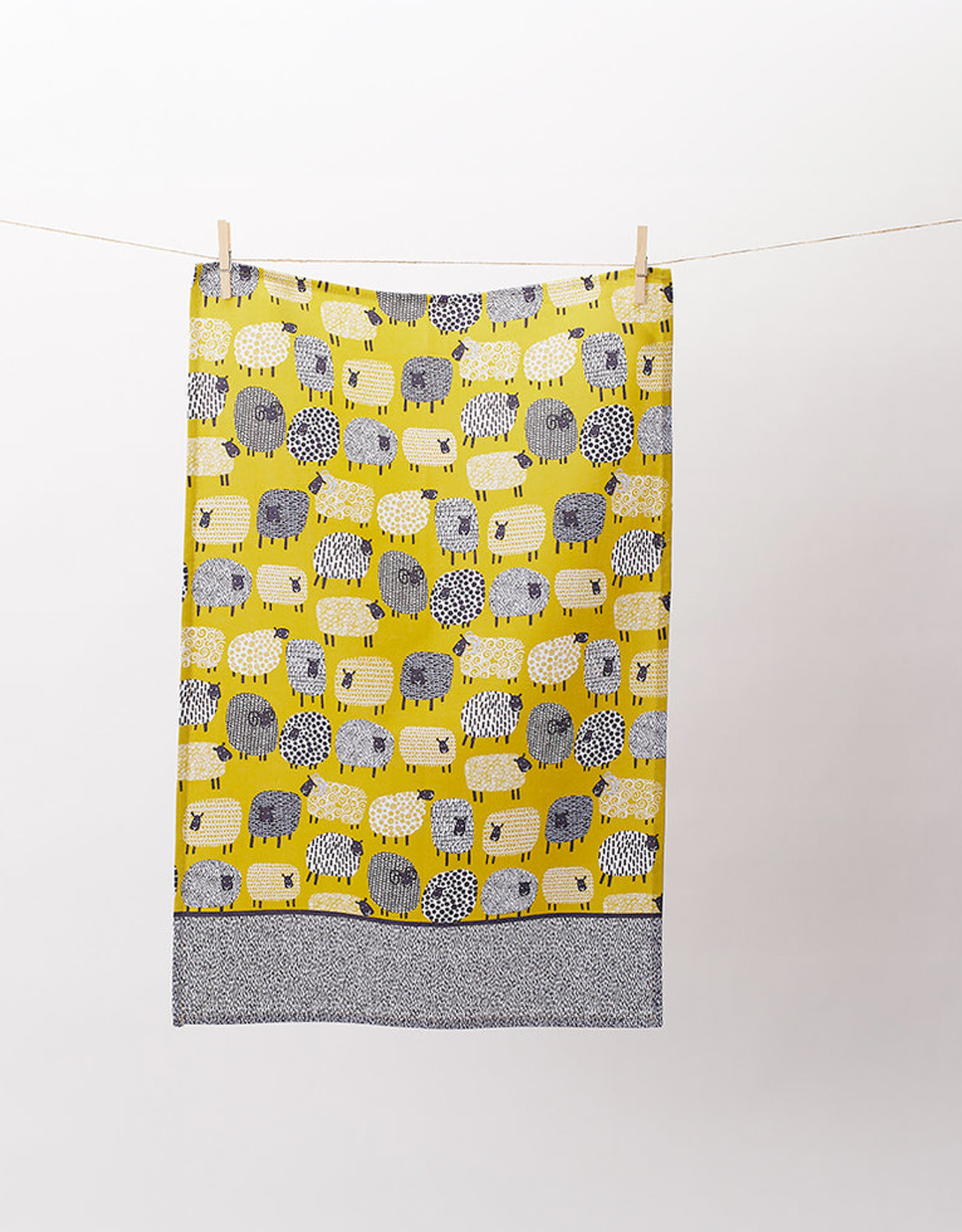 KITCHEN & ACCESSORIES DOTTY SHEEP - Cotton Tea Towel