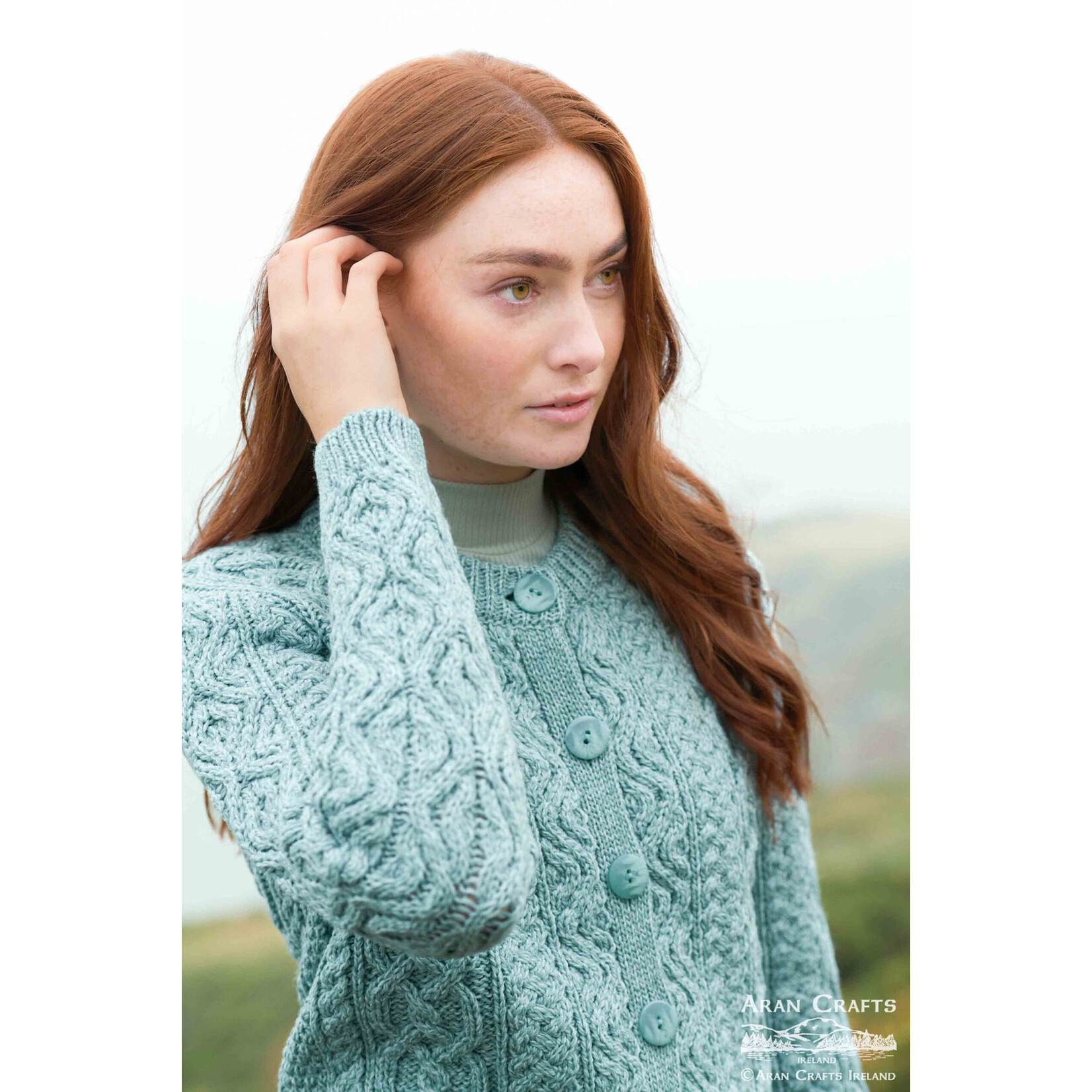 SWEATERS TRAMORE SHORT BUTTON CARDIGAN - Mermaid