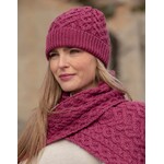 ACCESSORIES SUPER SOFT HEART DESIGN HAT - Magenta