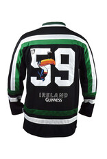 SPORTSWEAR GUINNESS BLK & GRN TOUCAN HOCKEY JERSEY