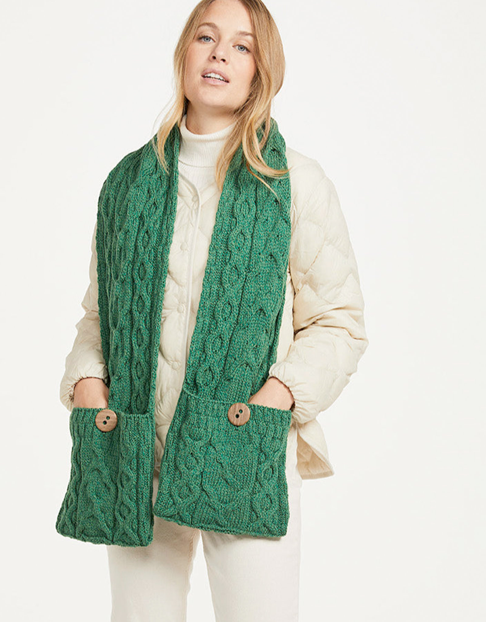 ACCESSORIES ARAN POCKET SCARF