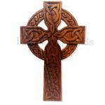 PLAQUES & GIFTS CELTIC WOOD CARVING - Celtic Cross