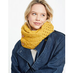 ACCESSORIES ARAN SNOOD SCARF with BUTTONS