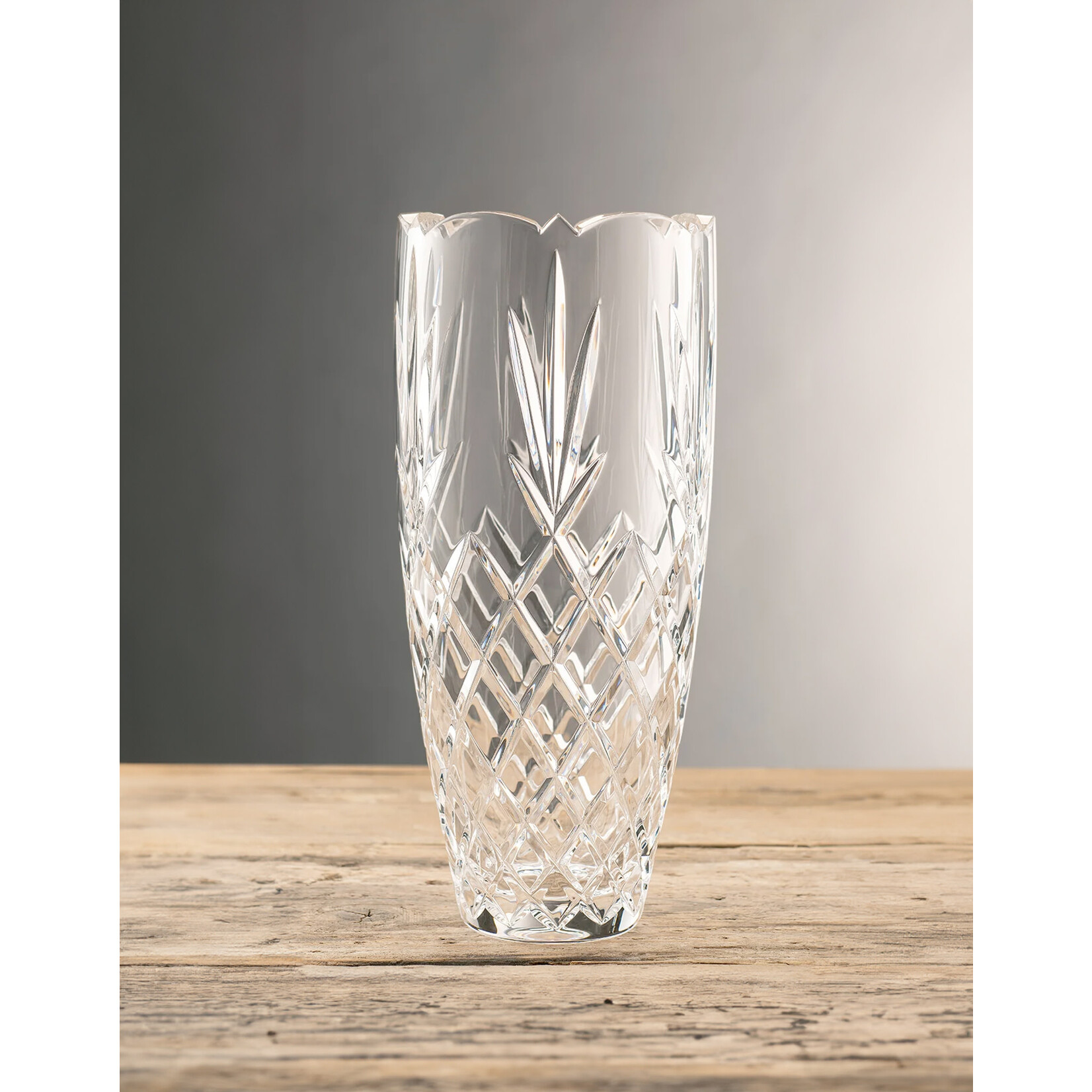 VASES & BOWLS GALWAY CRYSTAL RENMORE VASE 12"