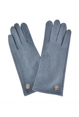 ACCESSORIES LADIES CELTIC BUTTON GLOVES - Blu/Gry