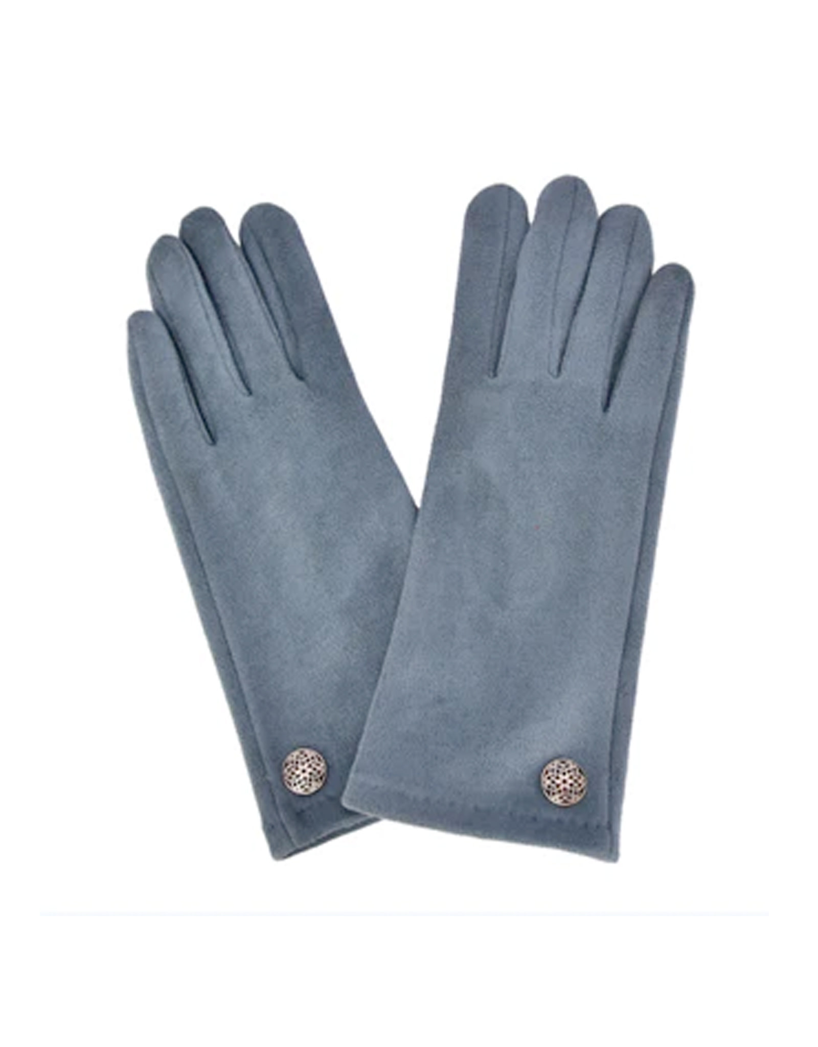 ACCESSORIES LADIES CELTIC BUTTON GLOVES - Blu/Gry