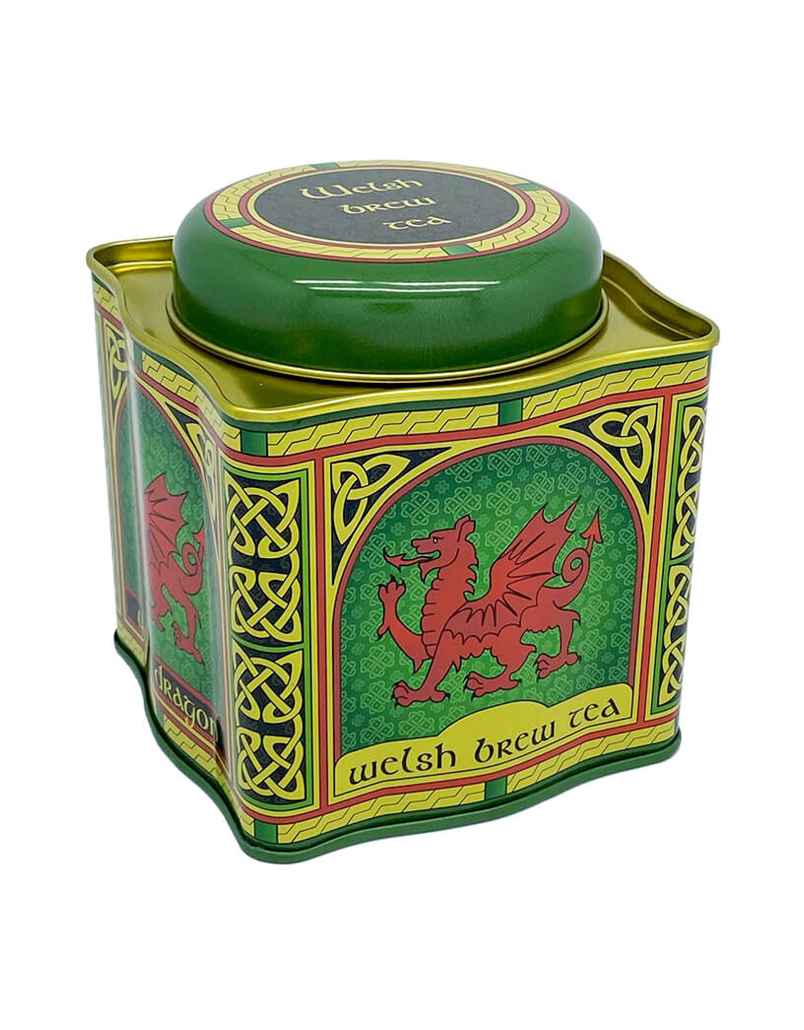 TEAS WELSH WINDOW DRAGON - BREAKFAST TEA TIN