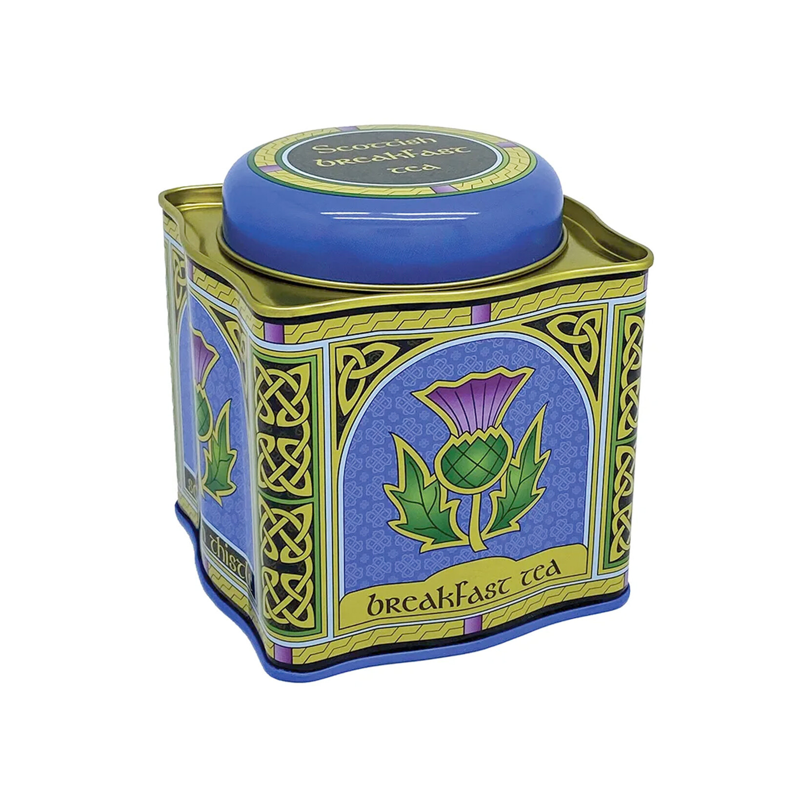 TEAS SCOTTISH WINDOW THISTLE - BREAKFAST TEA TIN