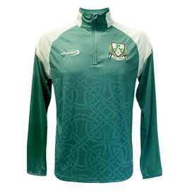 SHIRTS LANSDOWNE BOTTLE GRN CELTIC QUARTER ZIP
