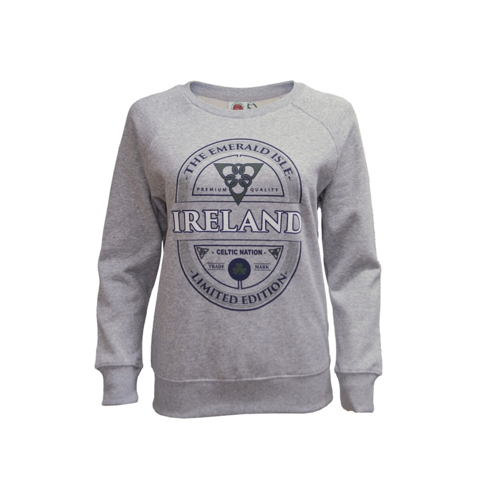 SWEATSHIRTS GREY IRL EMERALD ISLE LABEL SWEATSHIRT