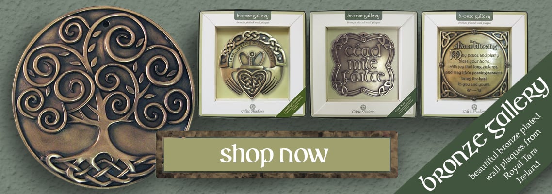 celtic irish bronze gallery shamrock irish blessing
