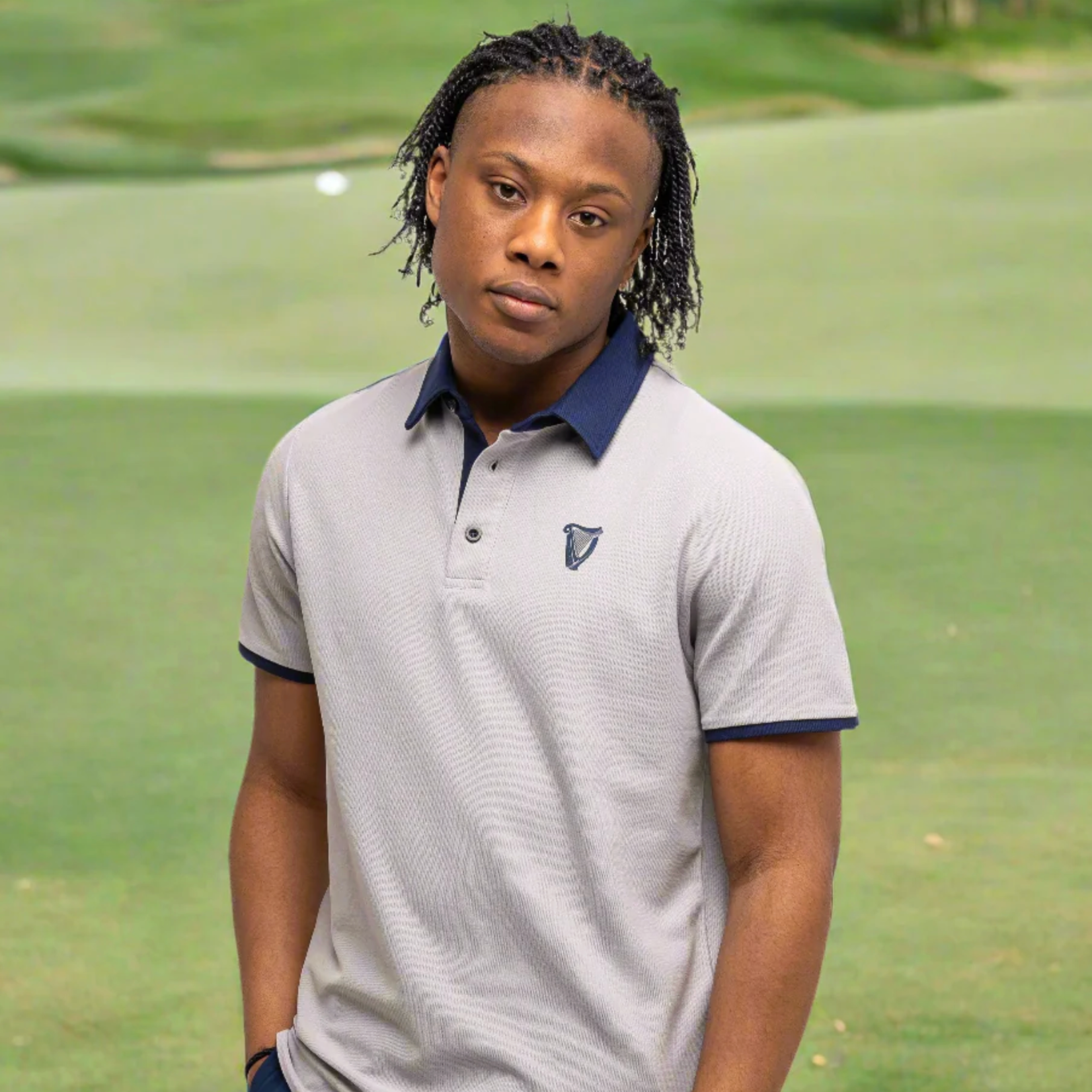 SPORTSWEAR GUINNESS GREY / NAVY GOLF POLO