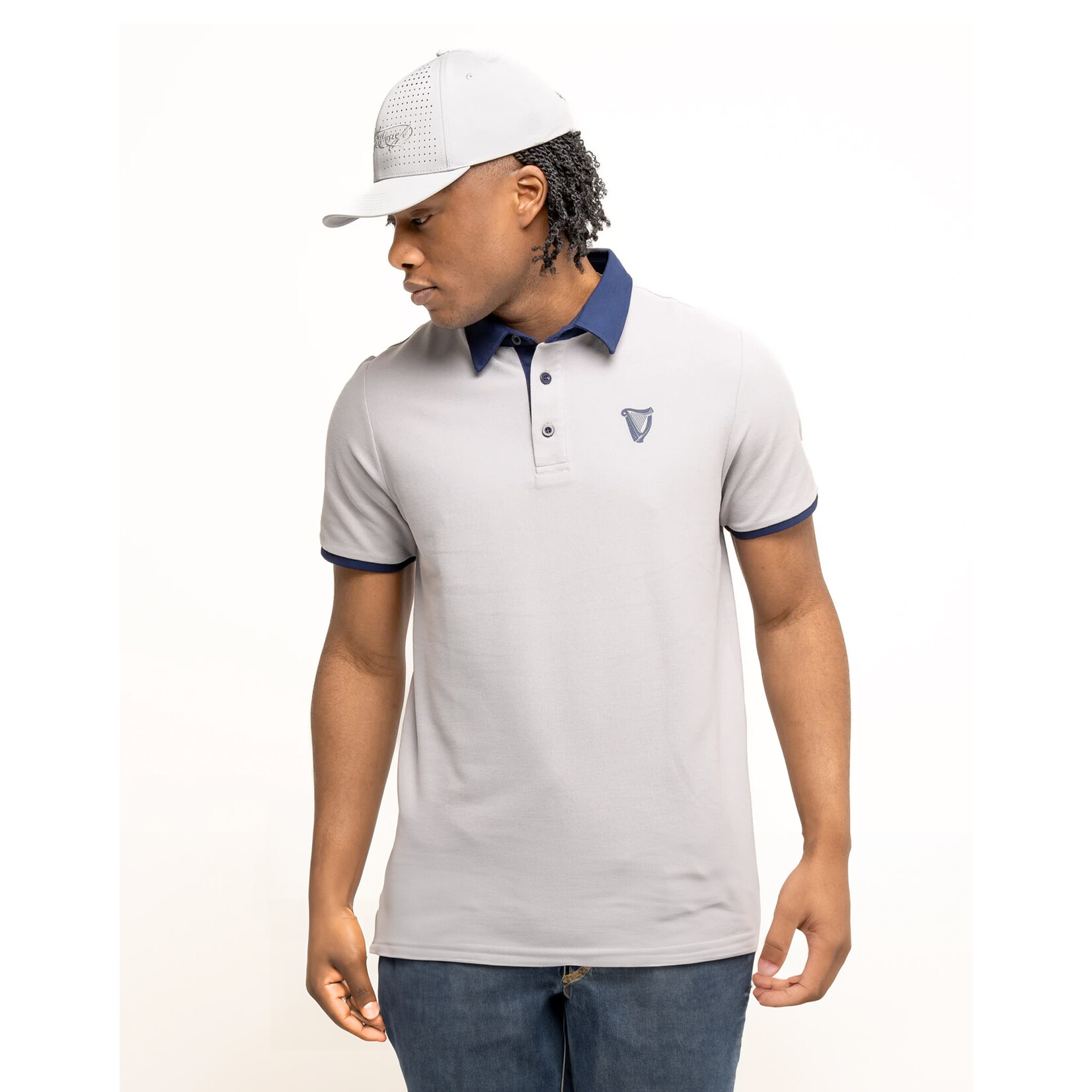 SPORTSWEAR GUINNESS GREY / NAVY GOLF POLO