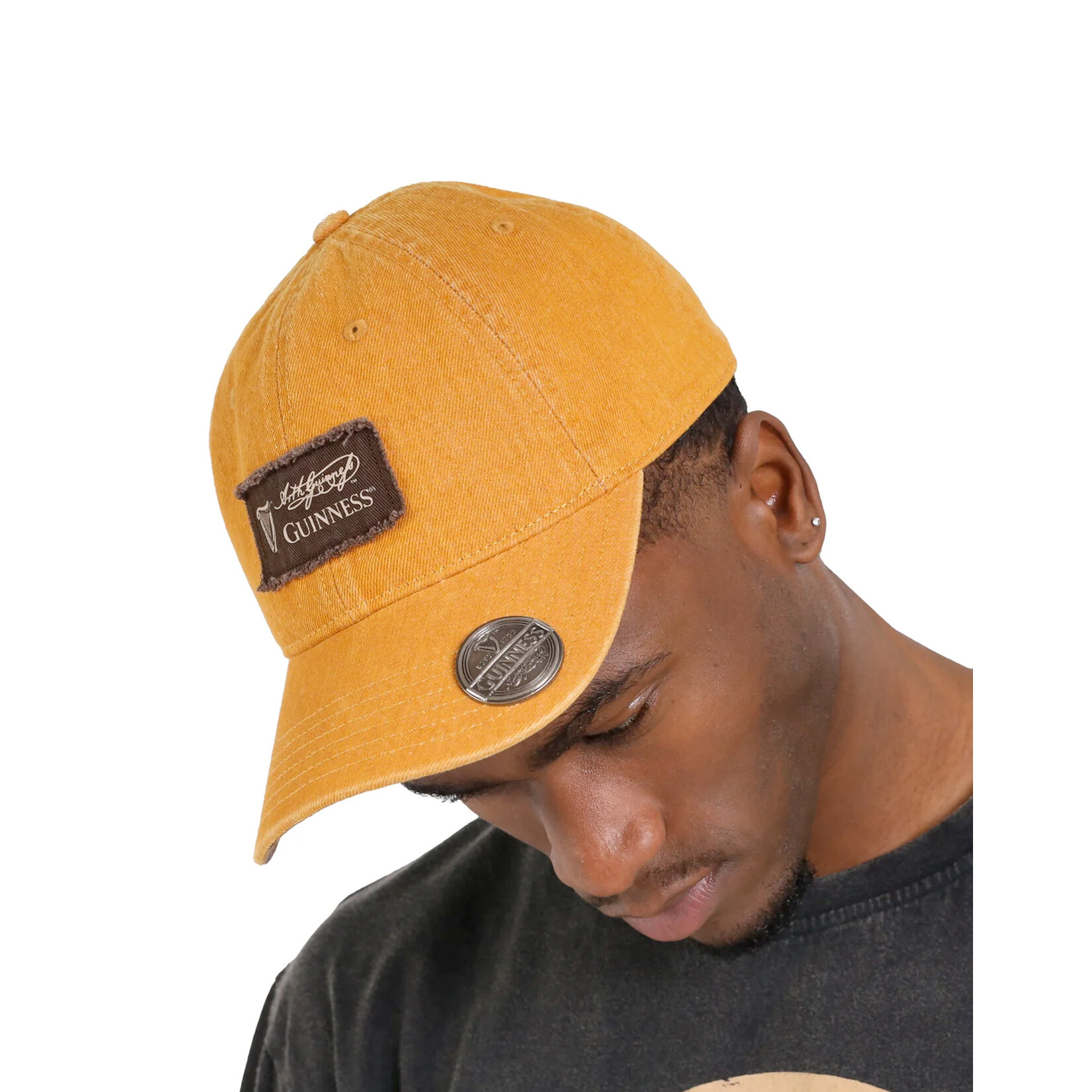 CAPS & HATS GUINNESS MUSTARD CAP w BOTTLE OPENER