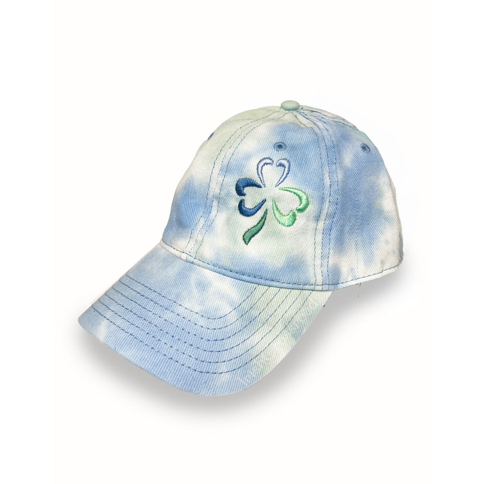 CAPS & HATS TIE DYE SHAMROCK CAP