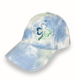 CAPS & HATS TIE DYE SHAMROCK CAP