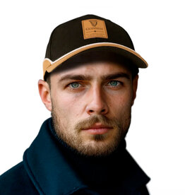 CAPS & HATS GUINNESS BLACK w CARAMEL EDGE CAP