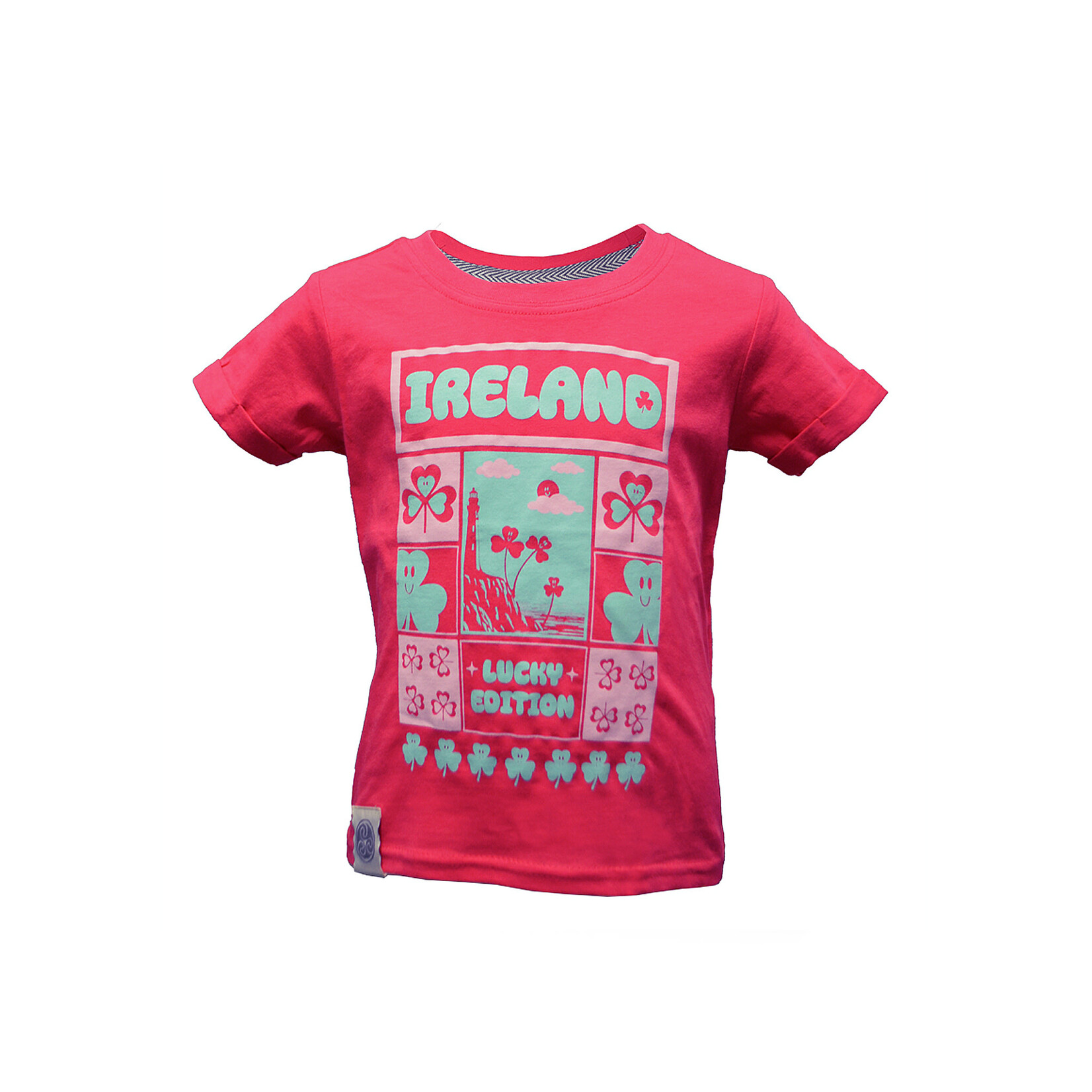 KIDS CLOTHES CLEARANCE: KIDS IRE "LUCKY EDITION" SHERBET SHAM TEE :FINAL SALE
