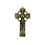CELTIC CROSSES CELTIC WALL CROSS BRASS/BLACK - Medium