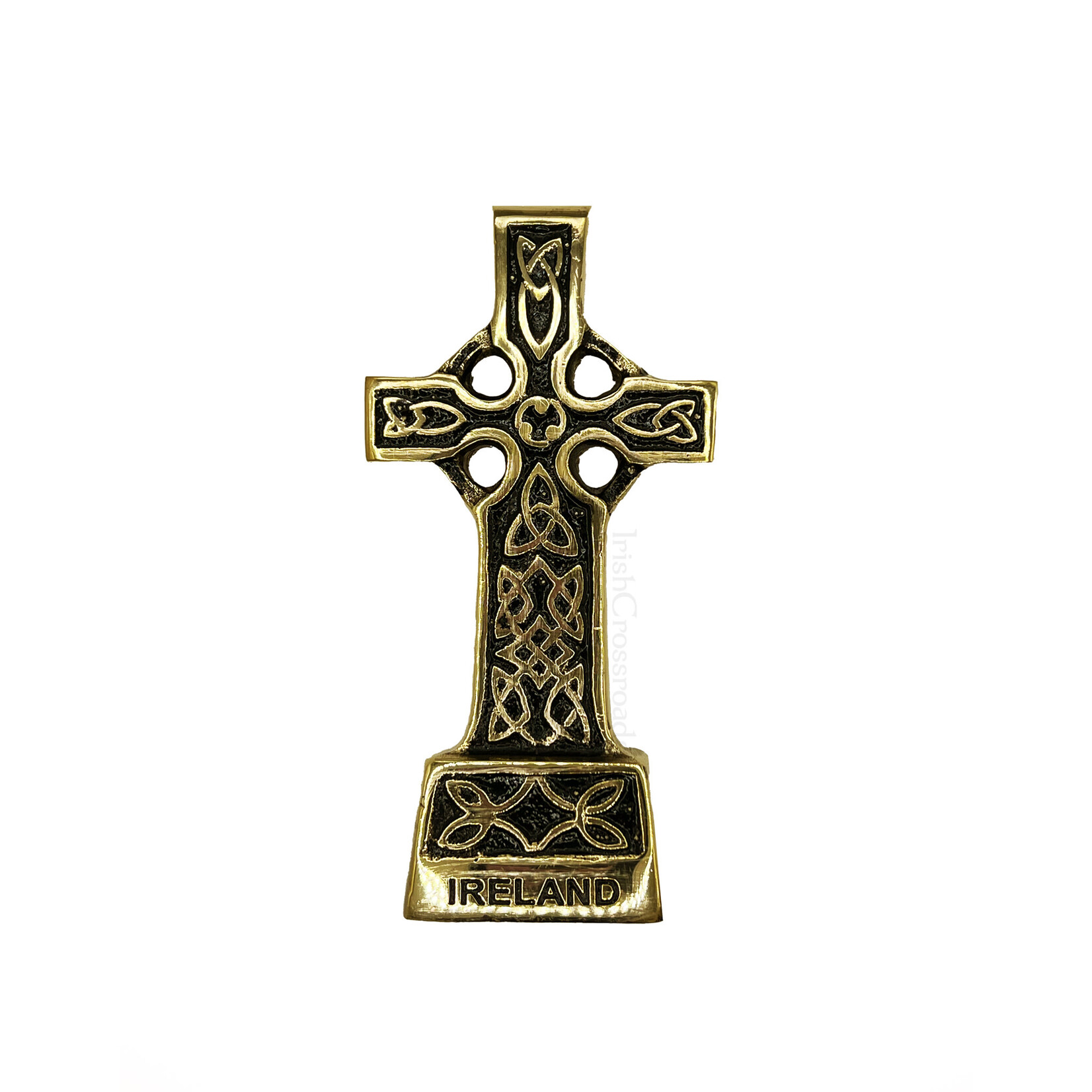 CELTIC CROSSES STANDING CELTIC CROSS BRASS/BLACK