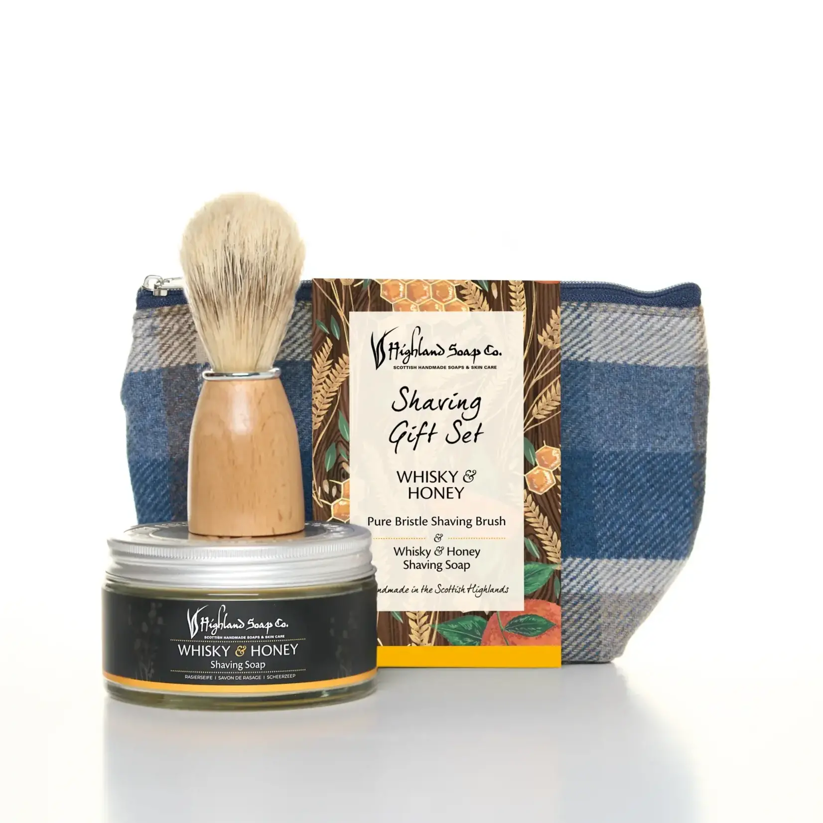 FRAGRANCES HIGHLAND SOAP CO. SHAVING GIFT SET - Whisky & Honey
