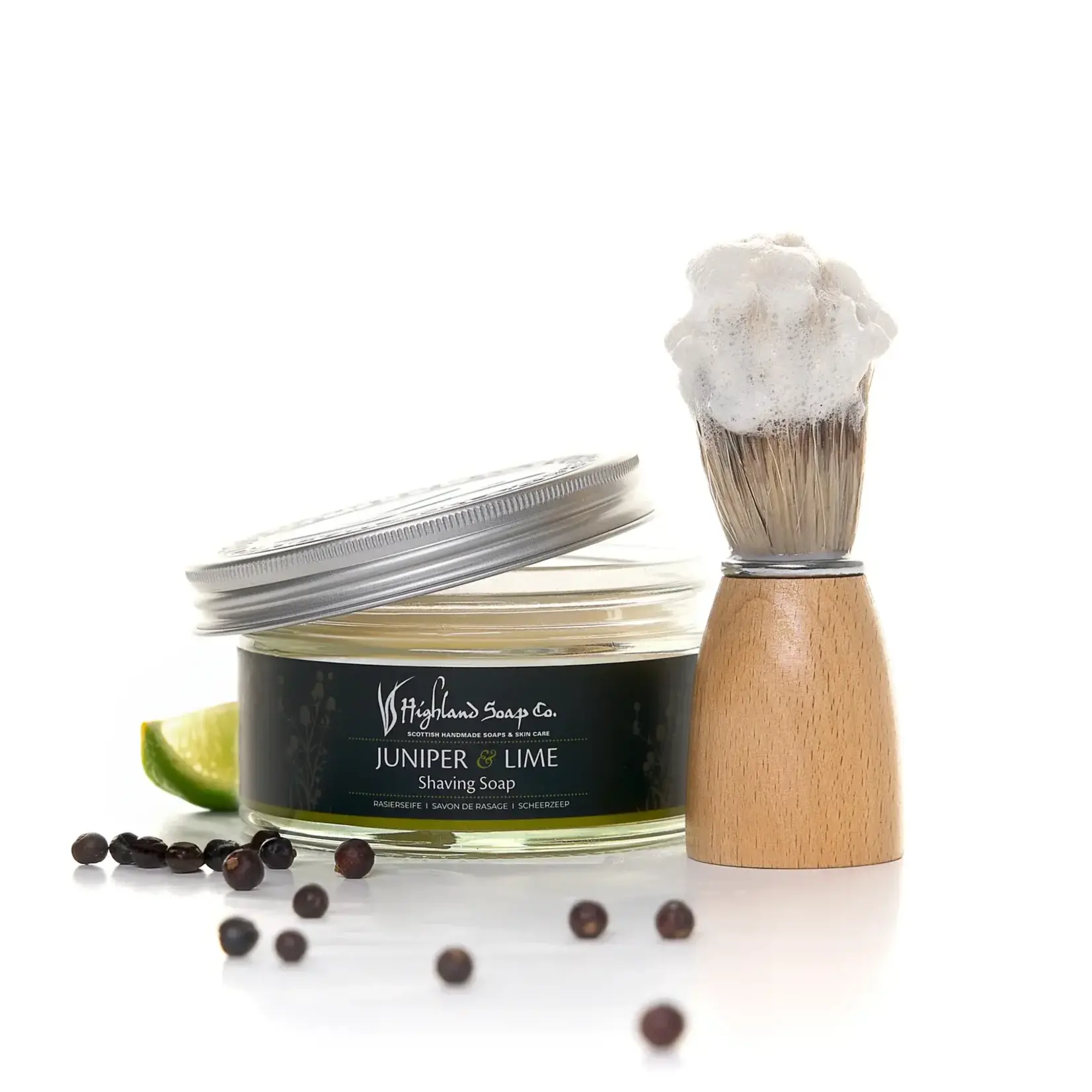 FRAGRANCES HIGHLAND SOAP CO. SHAVING GIFT SET - Juniper & Lime