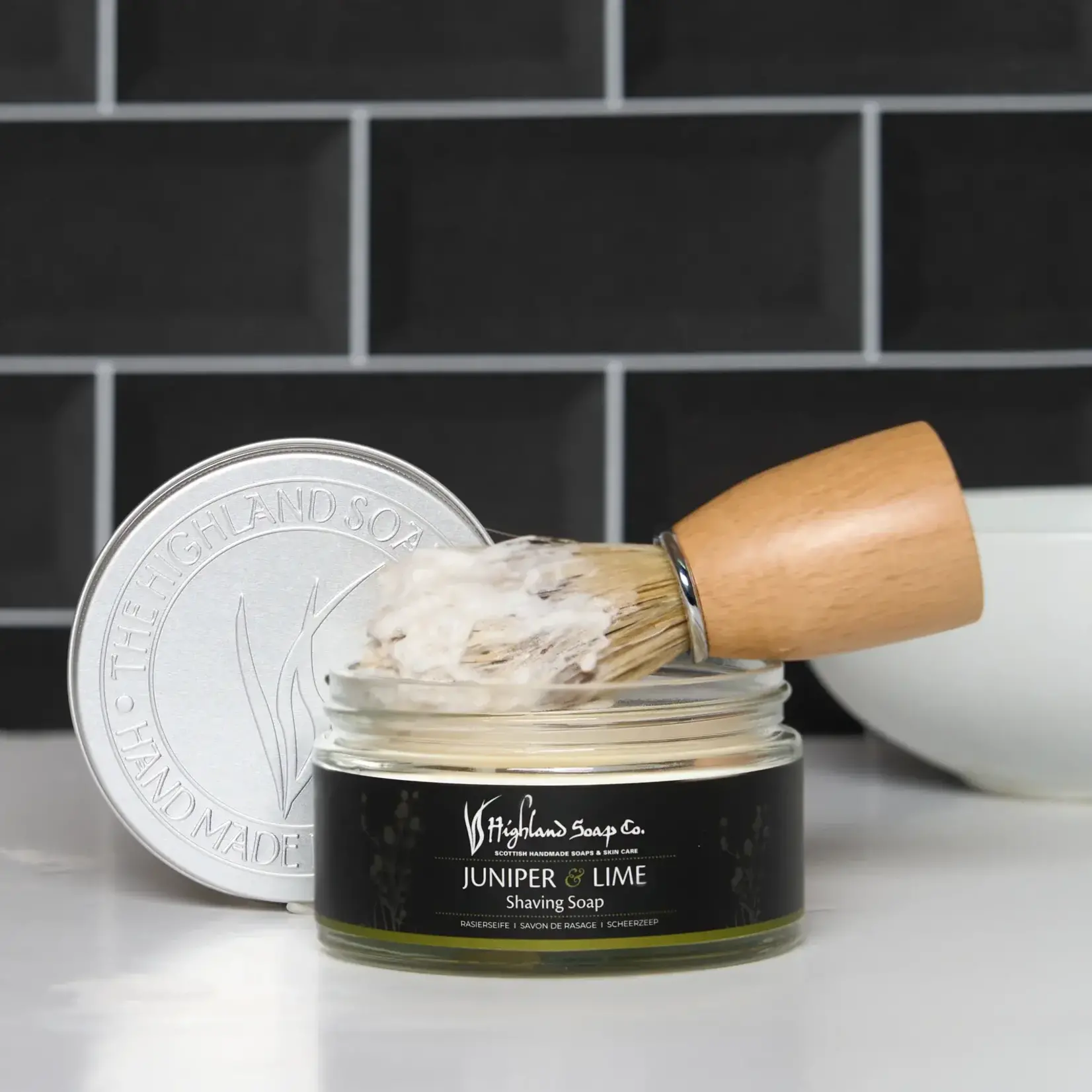 FRAGRANCES HIGHLAND SOAP CO. SHAVING GIFT SET - Juniper & Lime