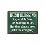 PLAQUES, SIGNS & POSTERS IRISH BLESSING - BANNISTER OF LIFE WOOD SIGN