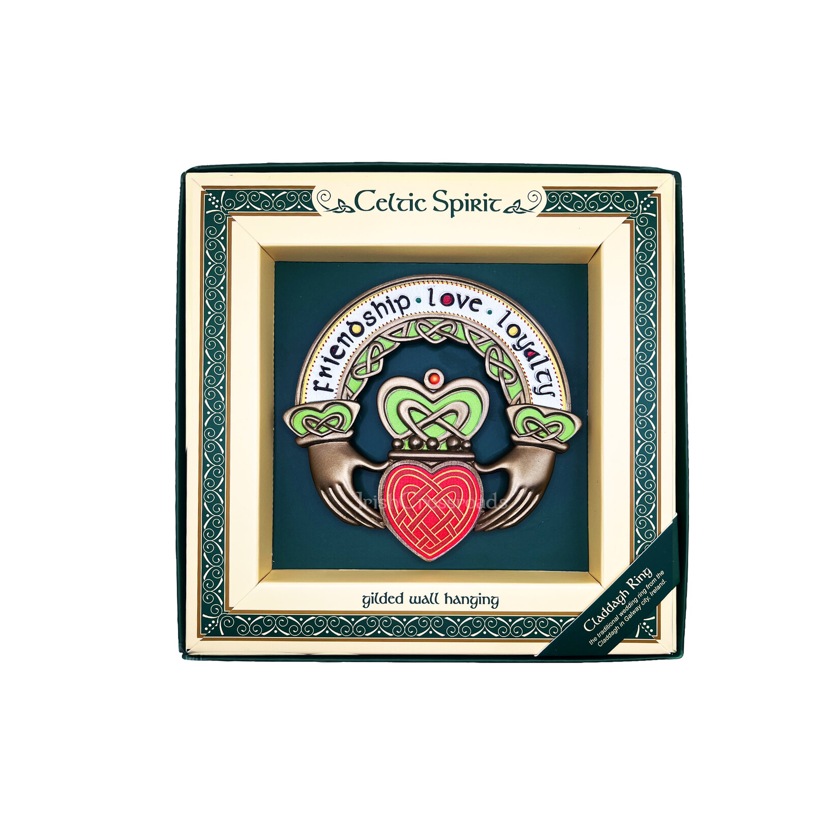 PLAQUES, SIGNS & POSTERS CELTIC SPIRIT PLAQUE - Claddagh Ring