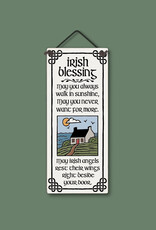 PLAQUES, SIGNS & POSTERS IRISH CERAMIC TILE PLAQUE - Irish Angel Blessing