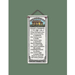 PLAQUES, SIGNS & POSTERS IRISH CERAMIC TILE PLAQUE - Irish Prayer