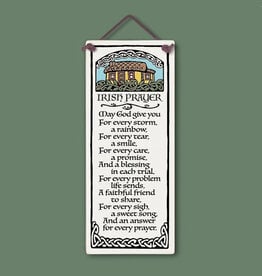 PLAQUES, SIGNS & POSTERS IRISH CERAMIC TILE PLAQUE - Irish Prayer