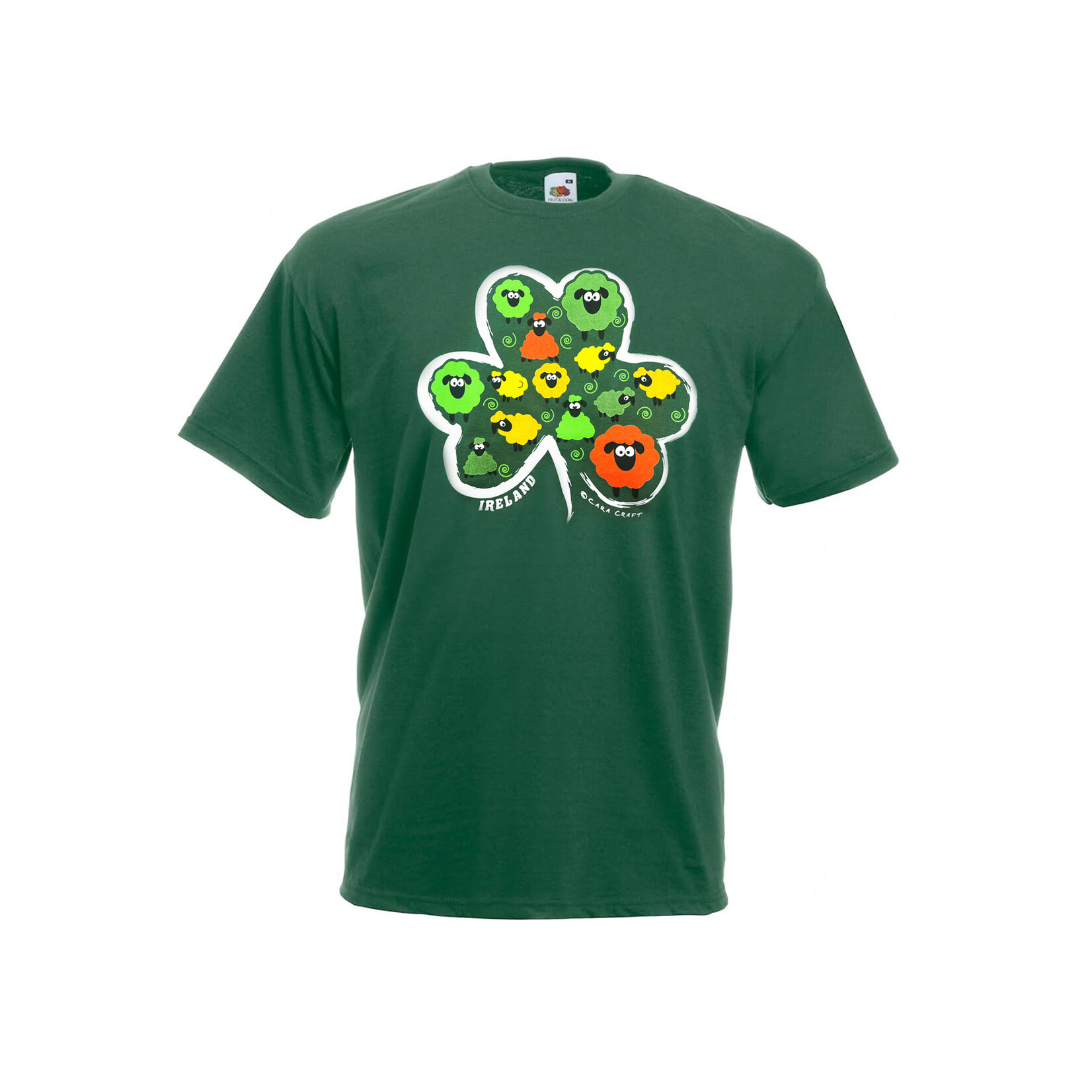 SHIRTS COLORFUL SHEEP SHAMROCK T-SHIRT