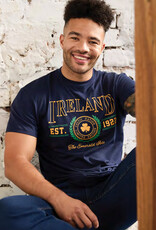 SHIRTS NAVY IRELAND SHAM COLLEGIATE TEE
