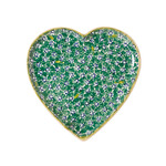 KITCHEN & ACCESSORIES NICHOLAS MOSSE MEDIUM HEART PLATE - Green Lawn