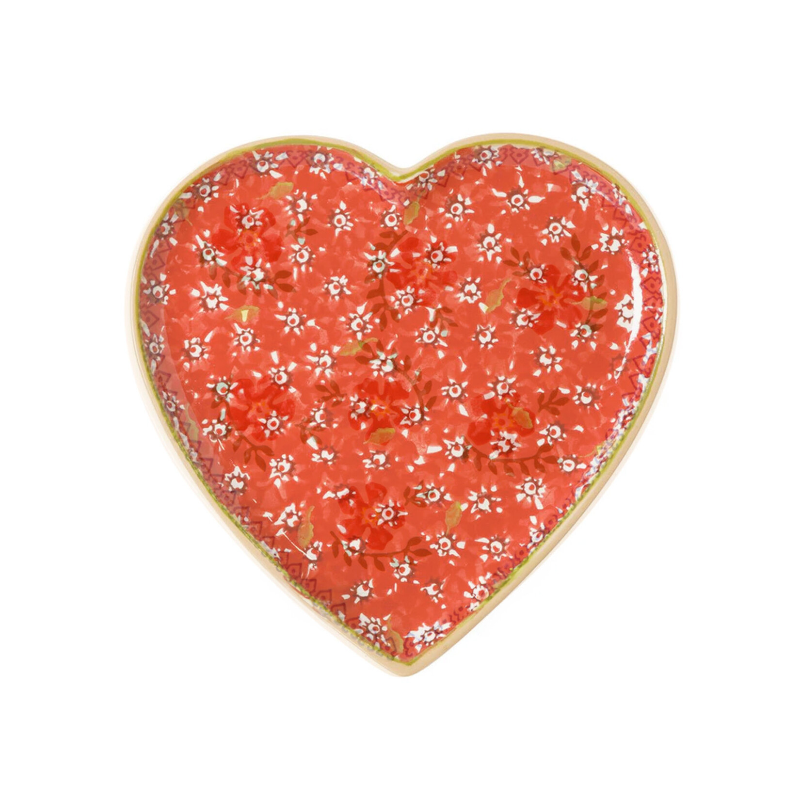KITCHEN & ACCESSORIES NICHOLAS MOSSE MEDIUM HEART PLATE - Red Lawn