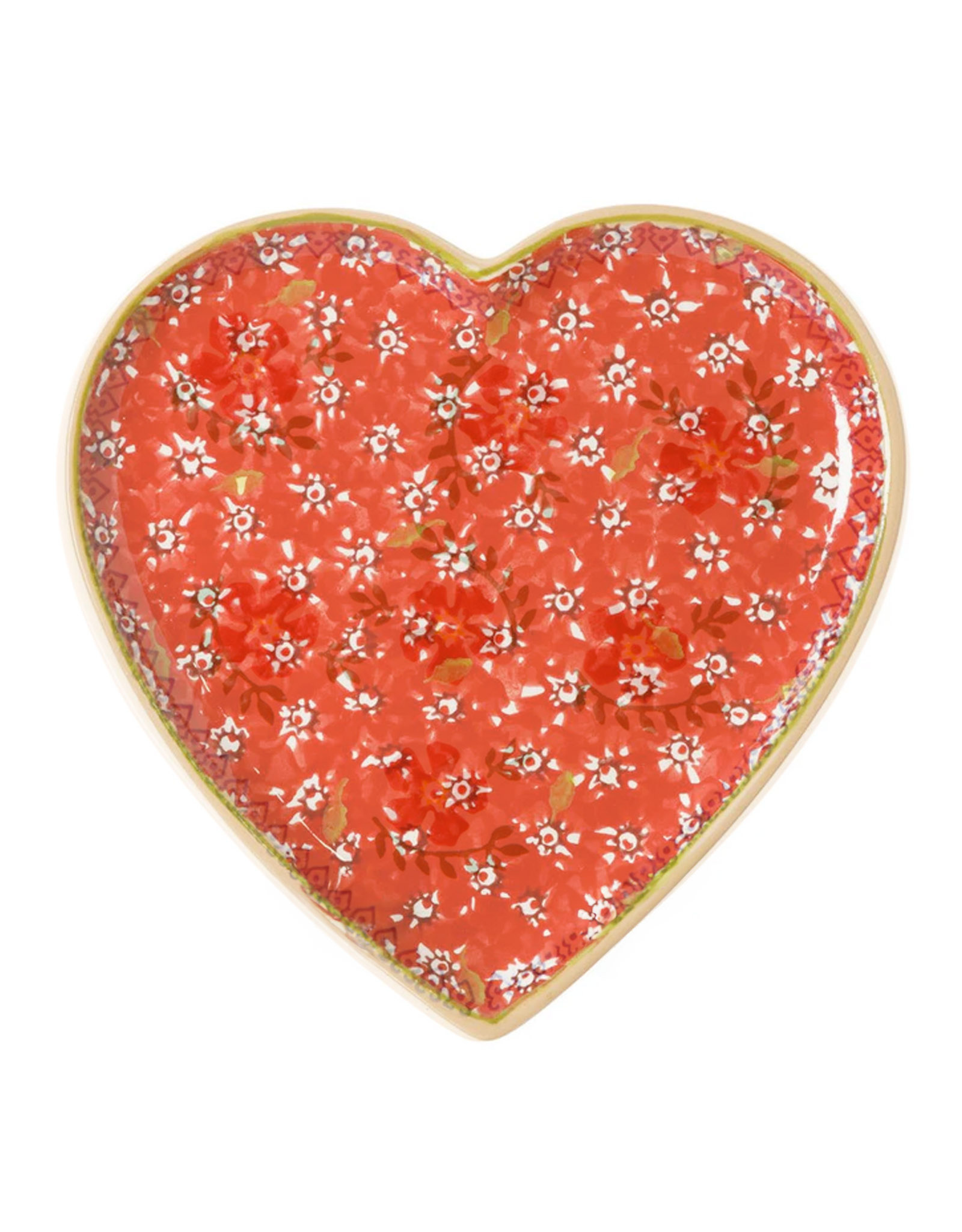 KITCHEN & ACCESSORIES NICHOLAS MOSSE MEDIUM HEART PLATE - Red Lawn