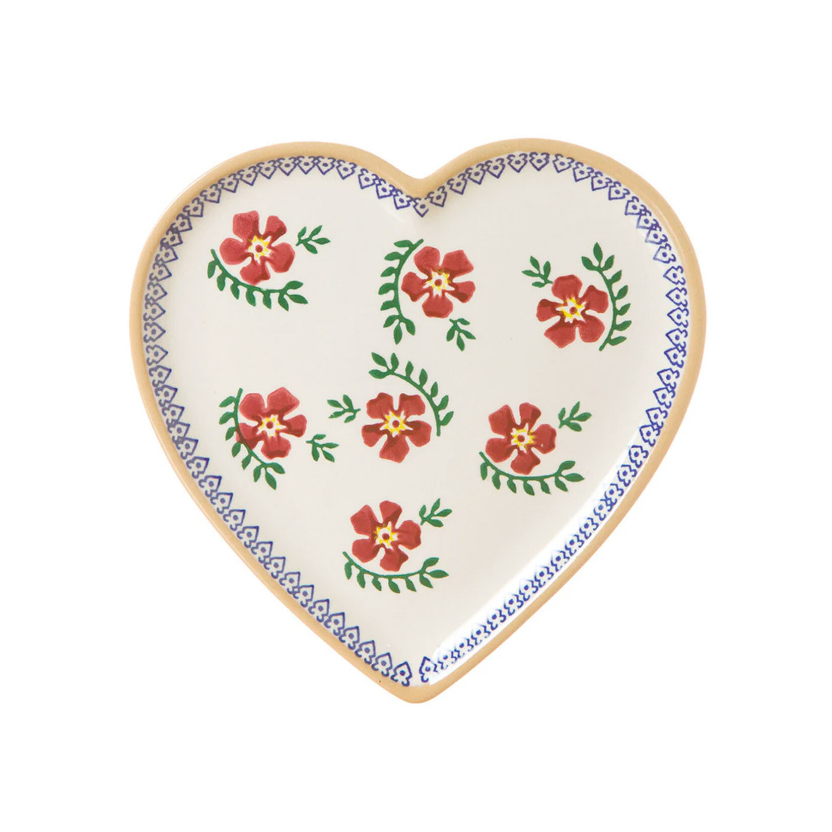 KITCHEN & ACCESSORIES NICHOLAS MOSSE MEDIUM HEART PLATE - Old Rose