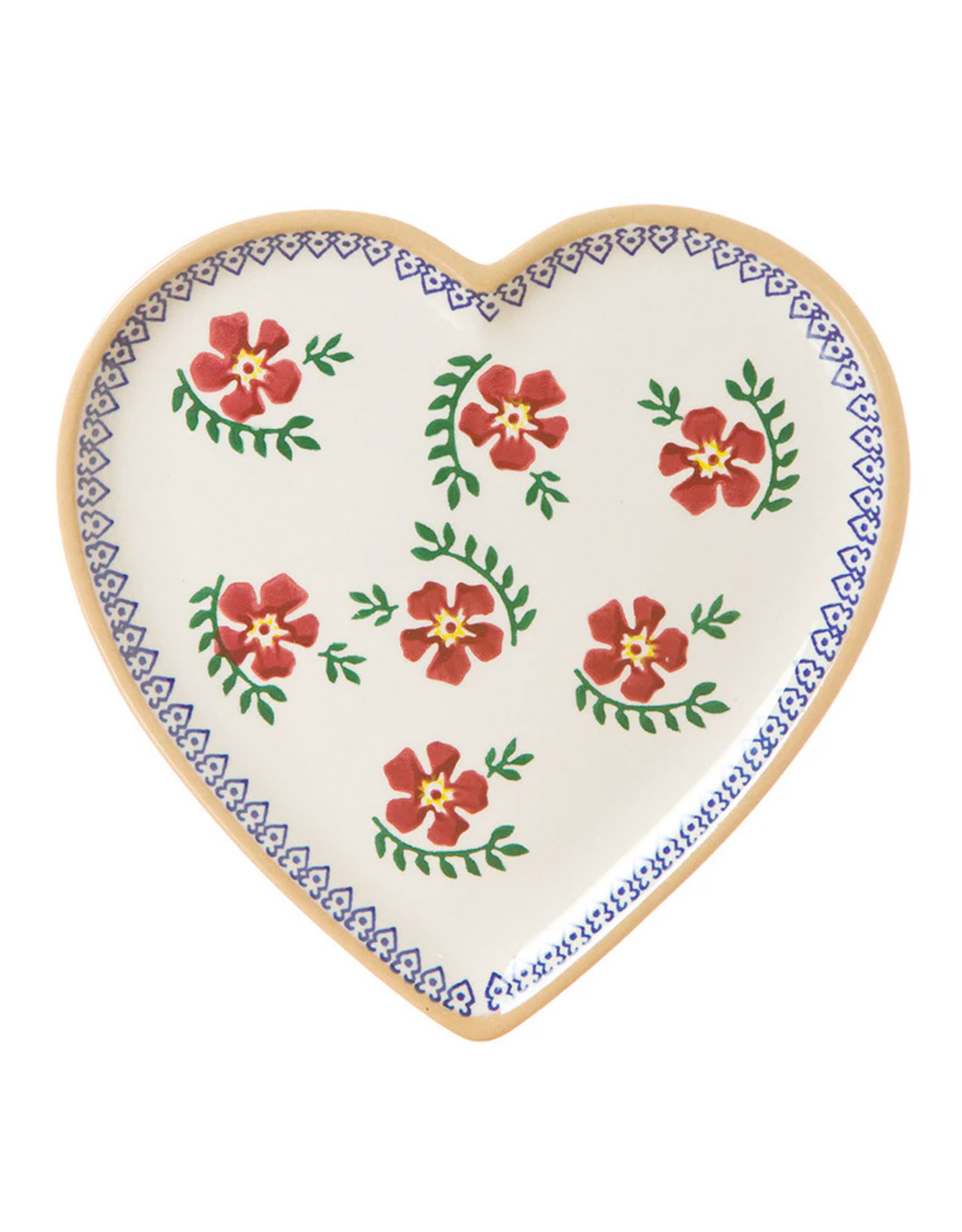 KITCHEN & ACCESSORIES NICHOLAS MOSSE MEDIUM HEART PLATE - Old Rose