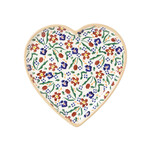 KITCHEN & ACCESSORIES NICHOLAS MOSSE MEDIUM HEART PLATE - Wild Flower