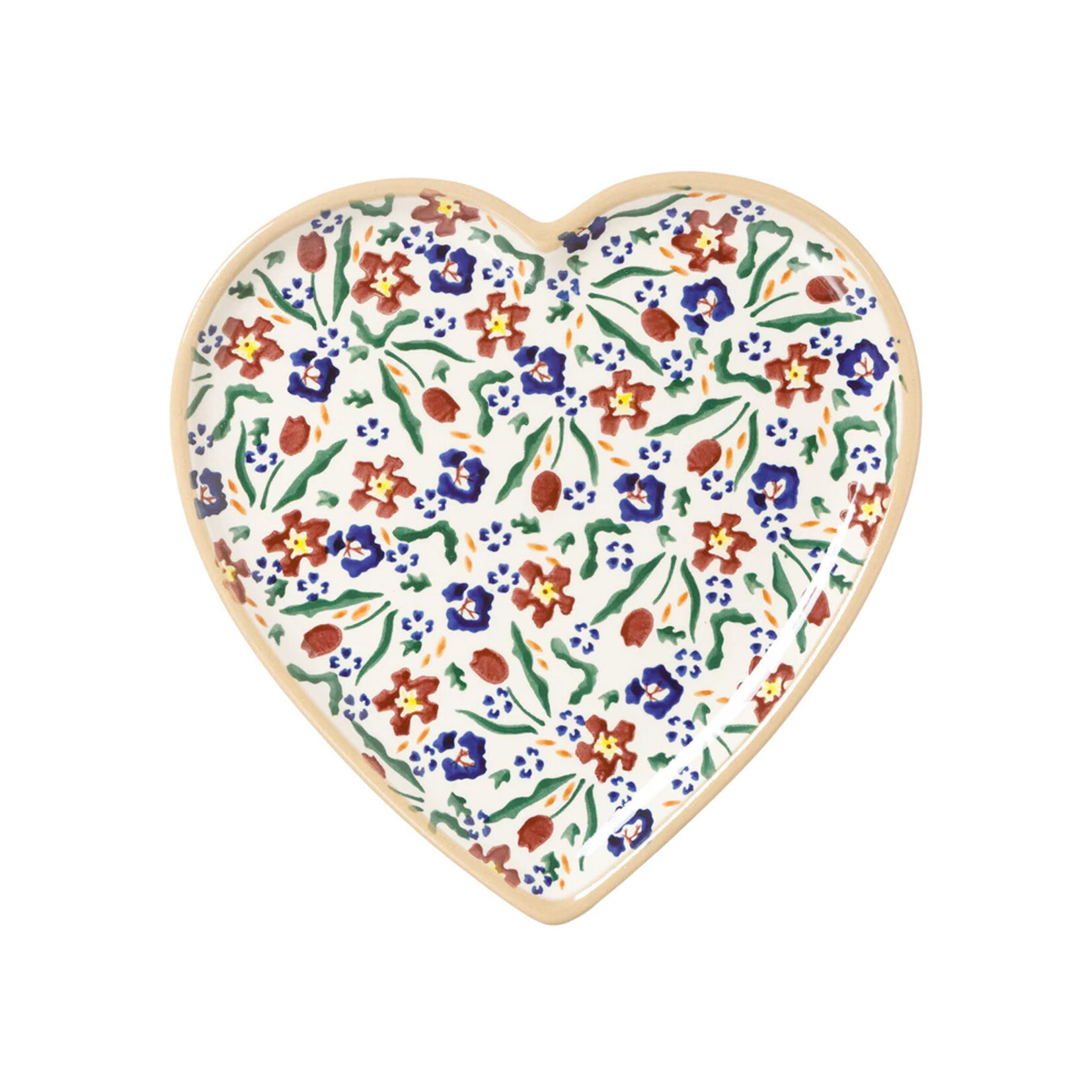 KITCHEN & ACCESSORIES NICHOLAS MOSSE MEDIUM HEART PLATE - Wild Flower
