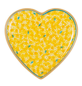 KITCHEN & ACCESSORIES NICHOLAS MOSSE MEDIUM HEART PLATE - Yellow Lawn