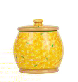 KITCHEN & ACCESSORIES NICHOLAS MOSSE SML ROUND LIDDED JAR - Yellow Lawn