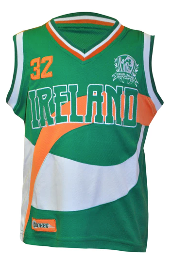 KIDS CLOTHES Clearance: CROKER IRELAND KIDS BASKETBALL JERSEY :Final Sale