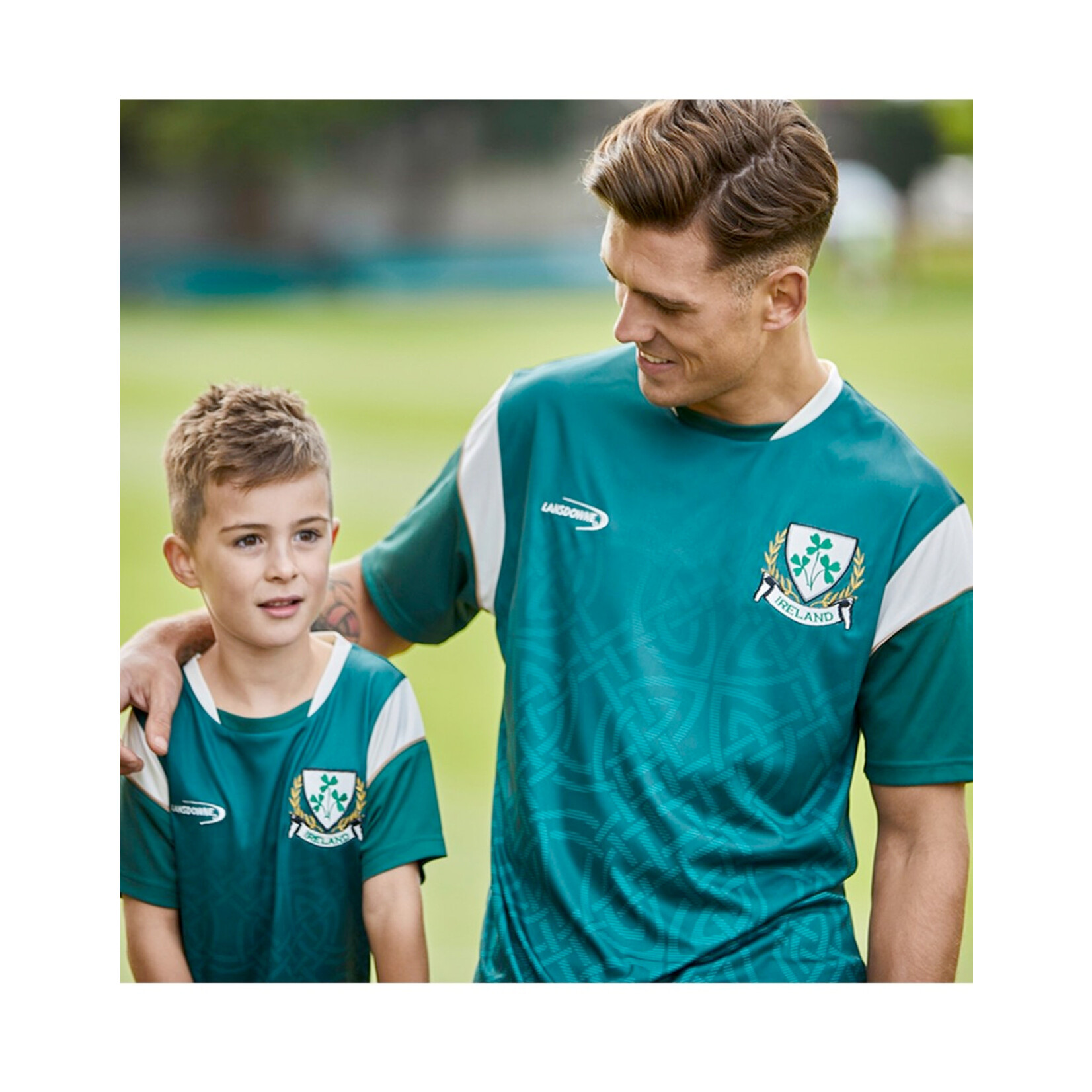 SPORTSWEAR CLEARANCE: LANSDOWNE BOTTLE GRN CELTIC PERFORMANCE TOP :FINAL SALE