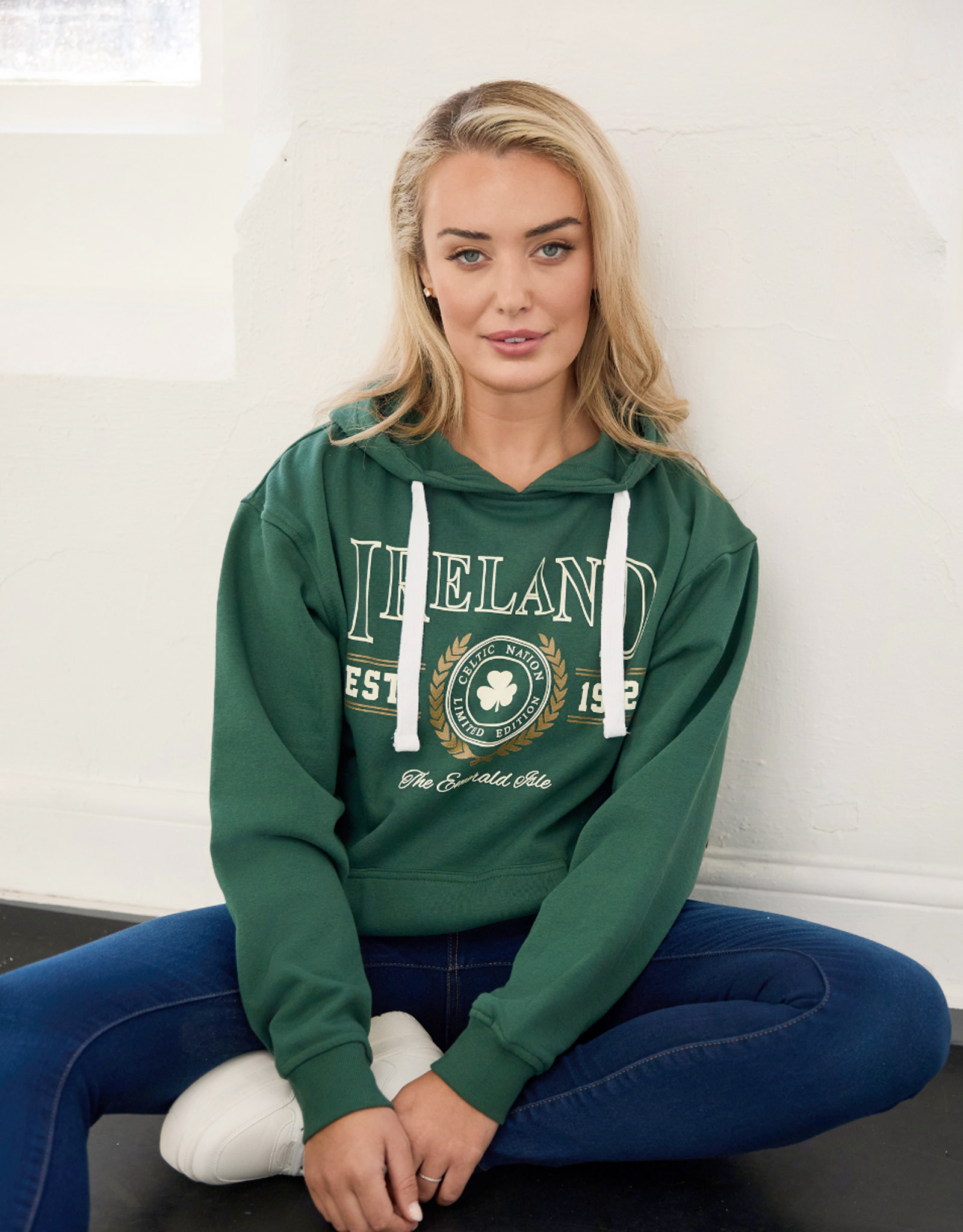 SWEATSHIRTS BTL GRN EMERALD ISLE COLLEGIATE HOODIE