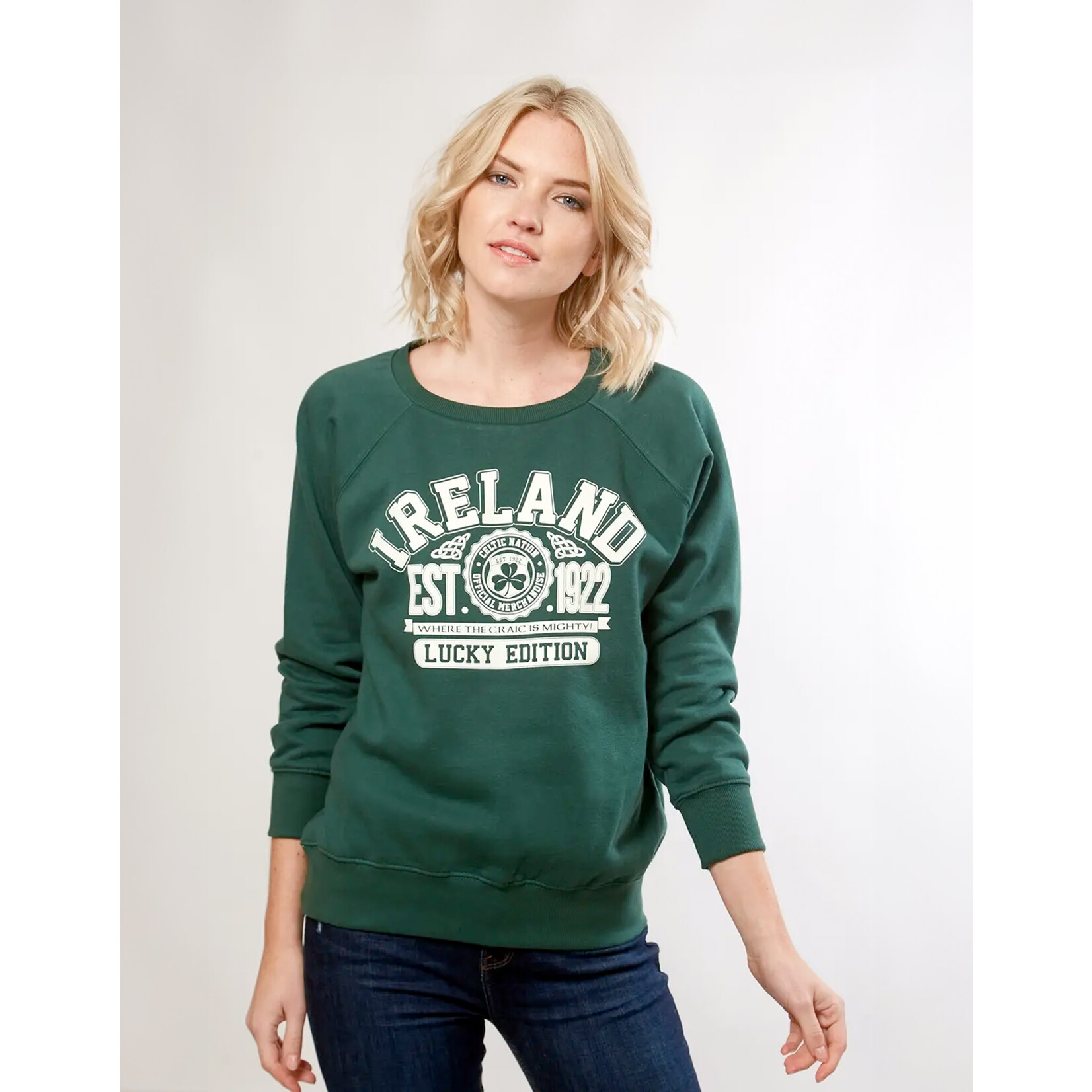 SWEATSHIRTS BOTTLE GRN IRELAND LUCKY EDITION SWEATSHIRT
