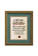 PLAQUES & GIFTS CELTIC MANUSCRIPT 8x10 PLAQUE - "RETIREMENT BLESSING"