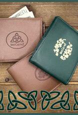 ACCESSORIES TINNAKEENLY GENTS WALLET - Shamrock Grn/Tan Leather