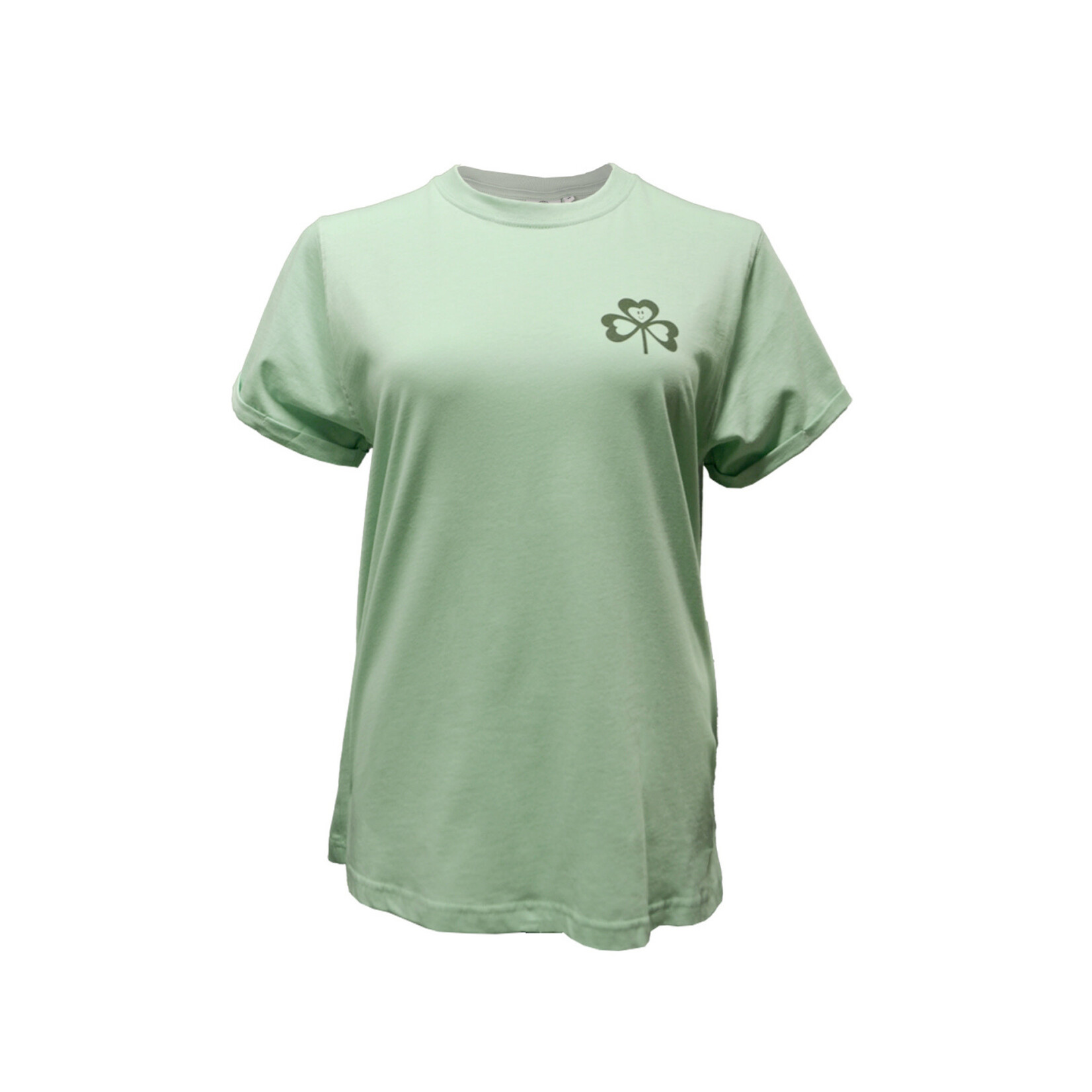 SHIRTS MIST GREEN IRE "LUCKY EDITION" LADIES TEE